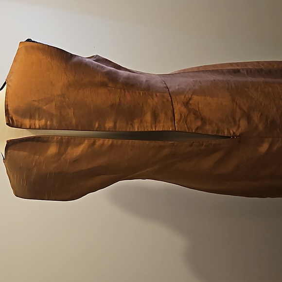 Women's 2pc Bronze Dress & Blazer Lined Matching Suit Set #W-724 - Picture 8 of 16